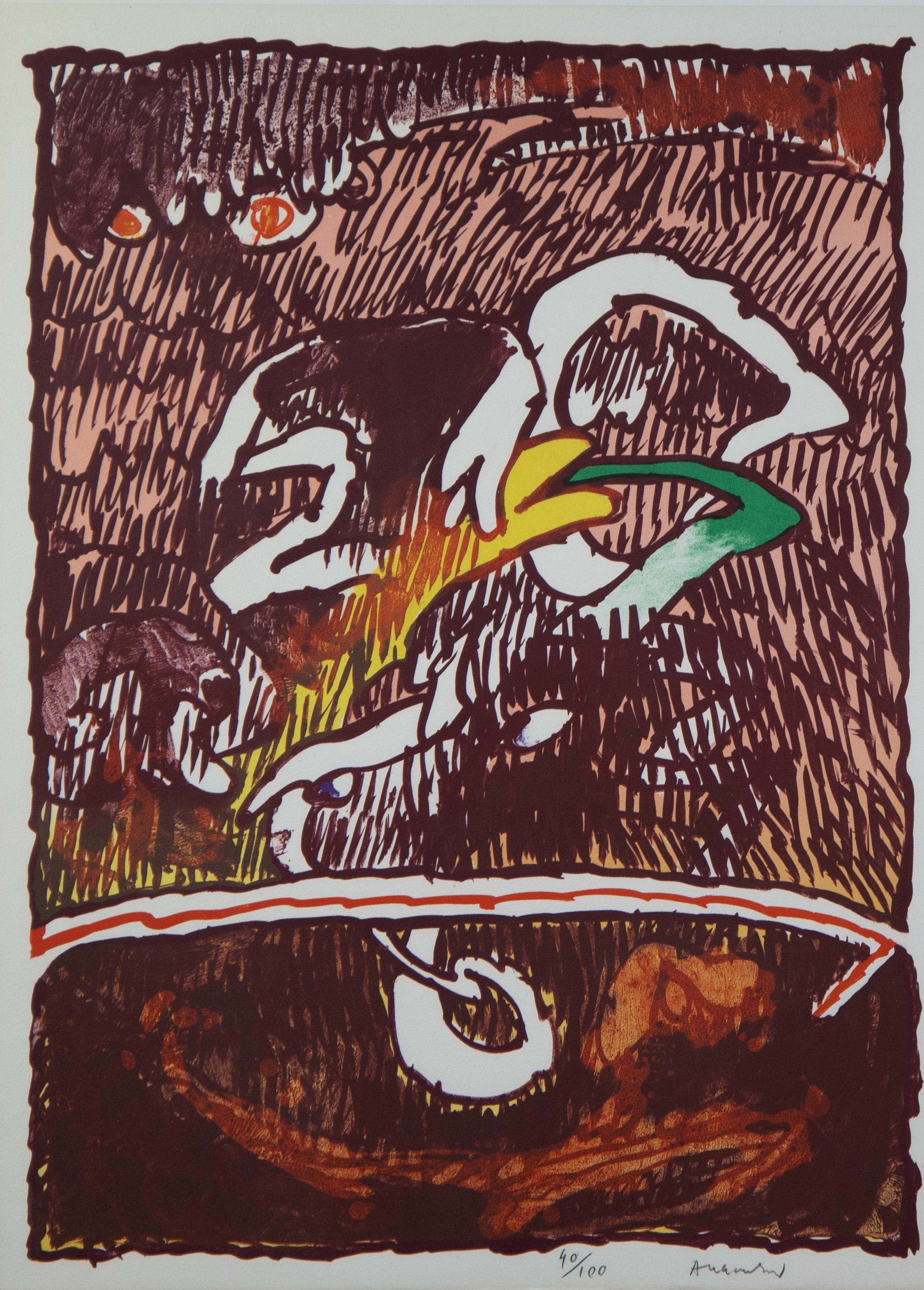 Pierre Alechinsky | Invisible Flying Objects (1978) | MutualArt