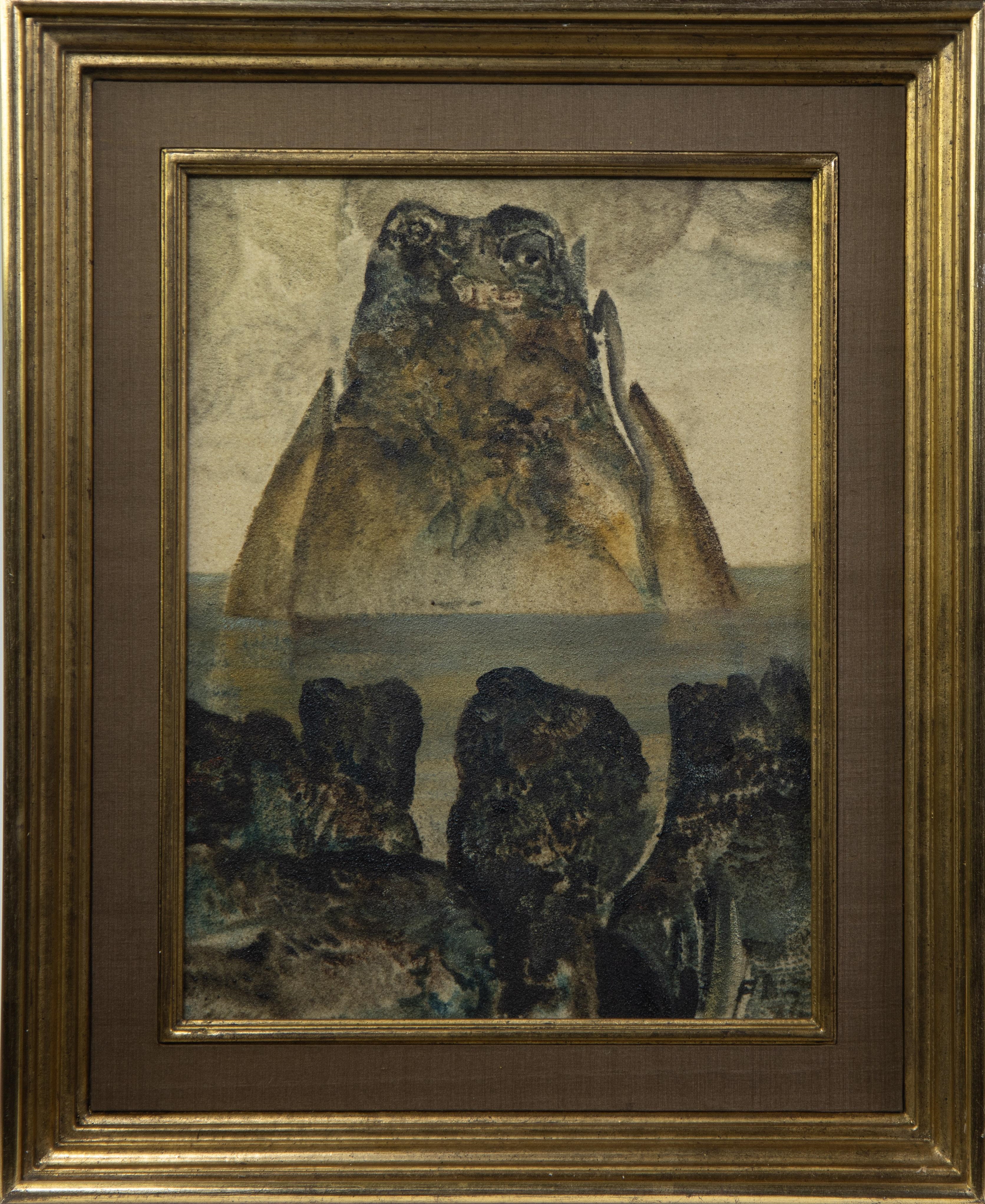 Artwork by Frans Minnaert, The Watchman, Made of oil on canvas