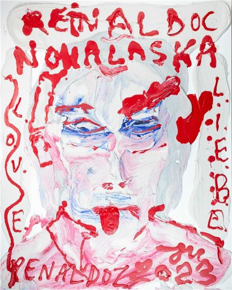 Don Colonel DR. RAY-SHARK-NALDOZ DE NO-YES ALASKÄ. Von ERZIG ALASKA-KID "MEESI" GEMALERT, ABER BITTE MIT SAHNE