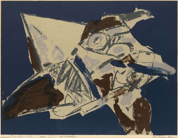 Progression en bleu by Albert Bitran, 1972