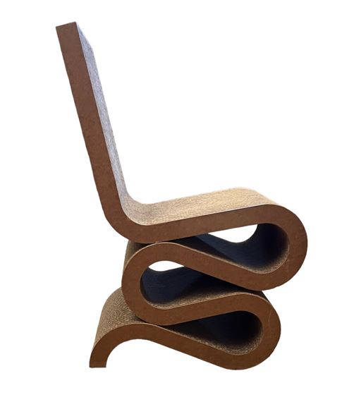 Wiggle Side Chair, model circa 1972 by Frank Gehry, circa 1972