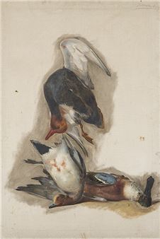 Naturaleza muerta con tres patos - Julio Cebrián Mezquita