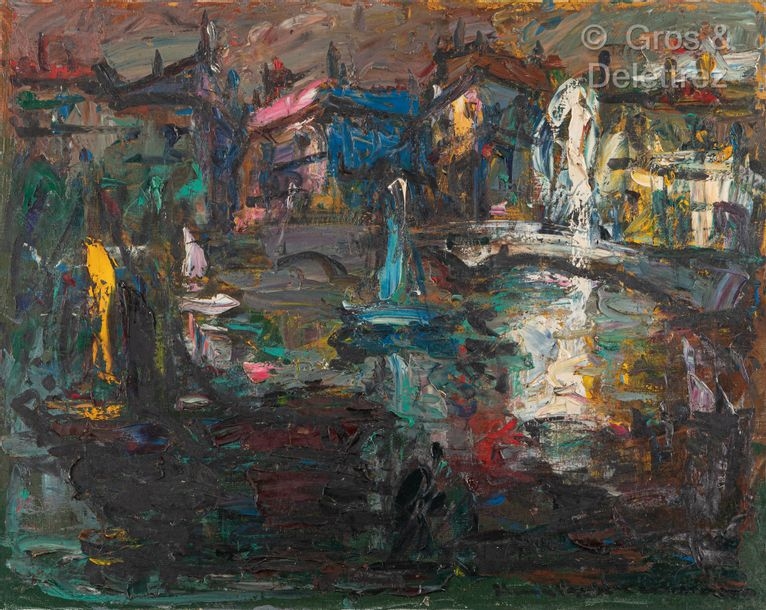 Elemer VAGH-WEINMANN (1906-1990) - Les glaïeuls - Huile sur toile, signée en ba… - Boisgirard Antonini