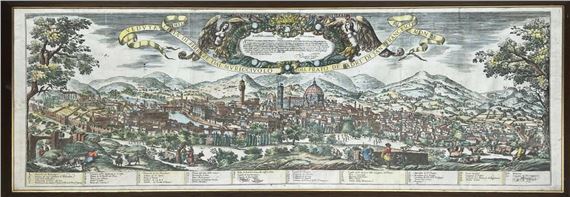 'Veduta della città di Firenze - View of the city of Florence' - Valerio Spada‏