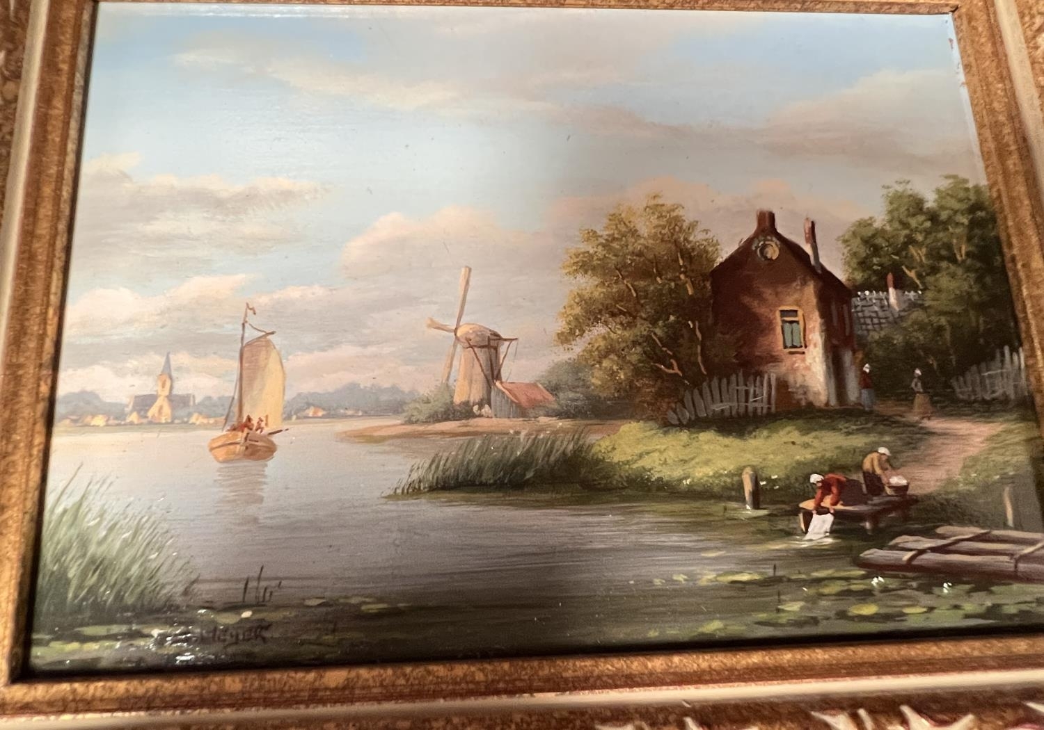 Artwork by J. Meyer, J. Meyer, Made of oil on board