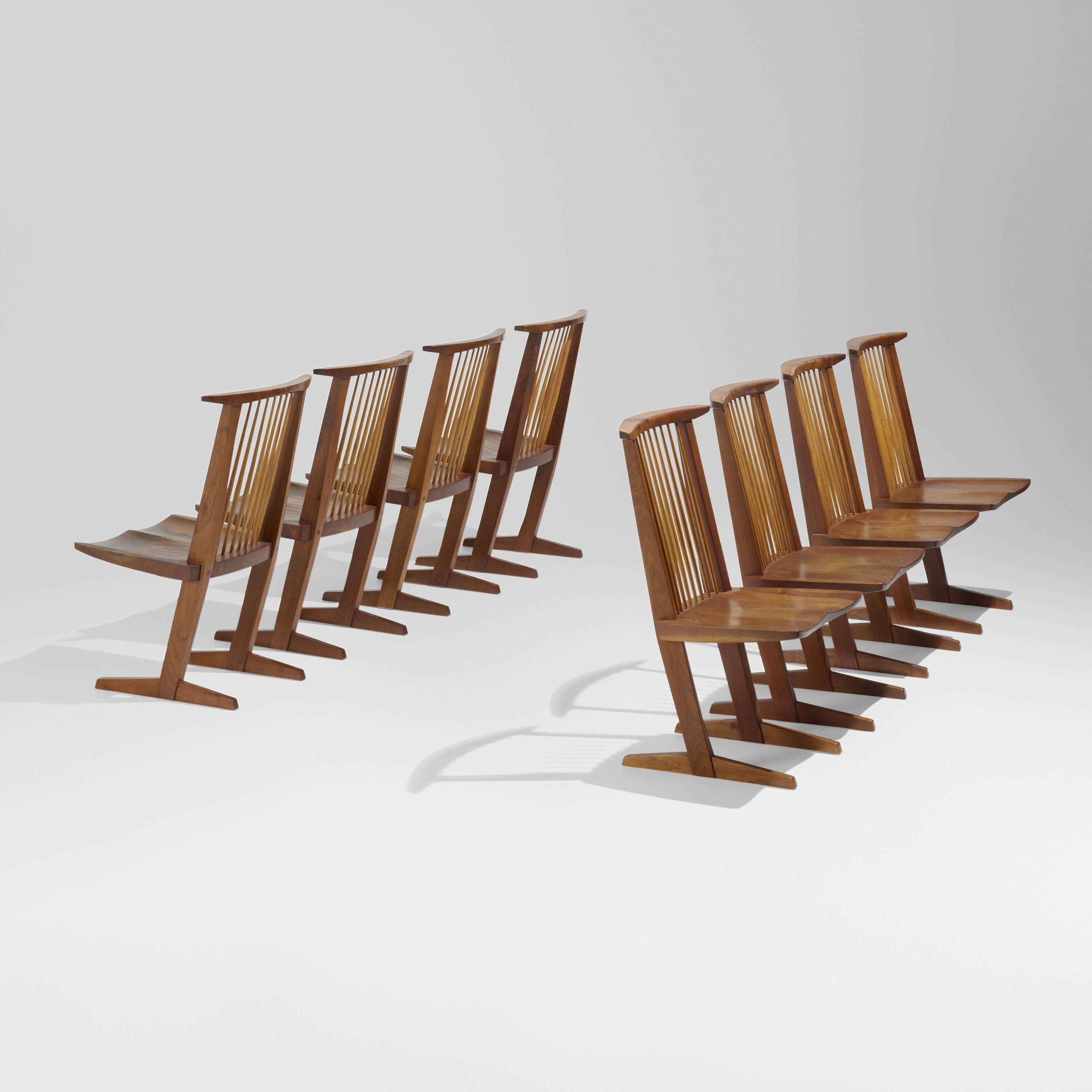 Nakashima Conoid chairs (1972 1975) MutualArt
