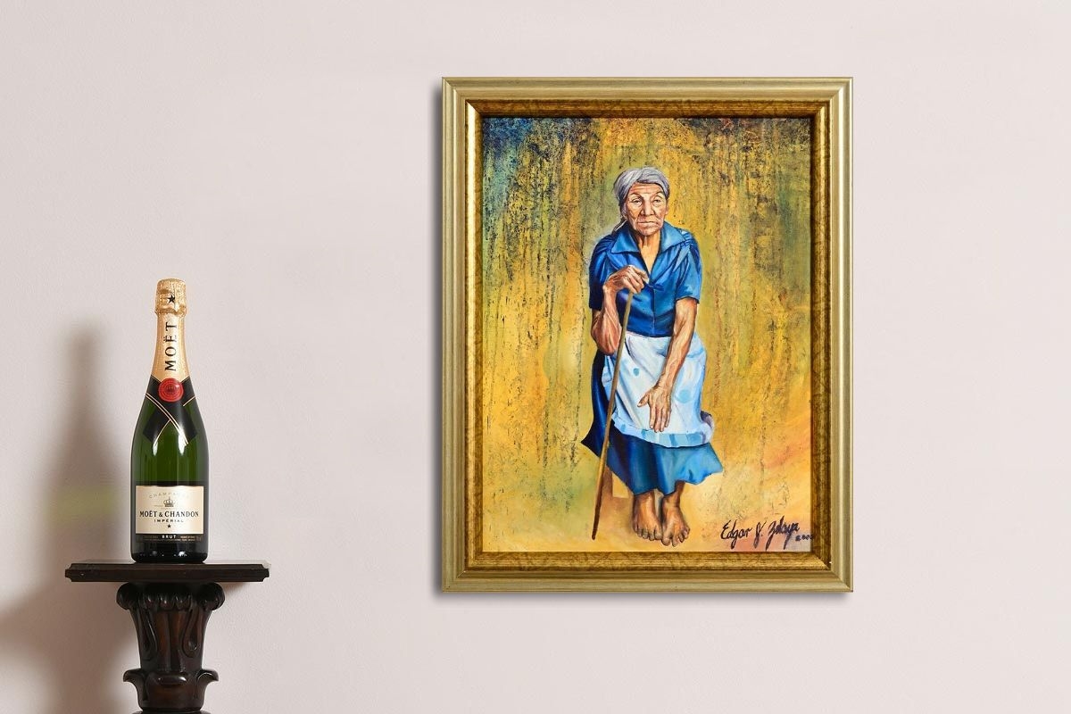 Artwork by Edgar G Zelaya, Dona Ticha, Made of oil on canvas