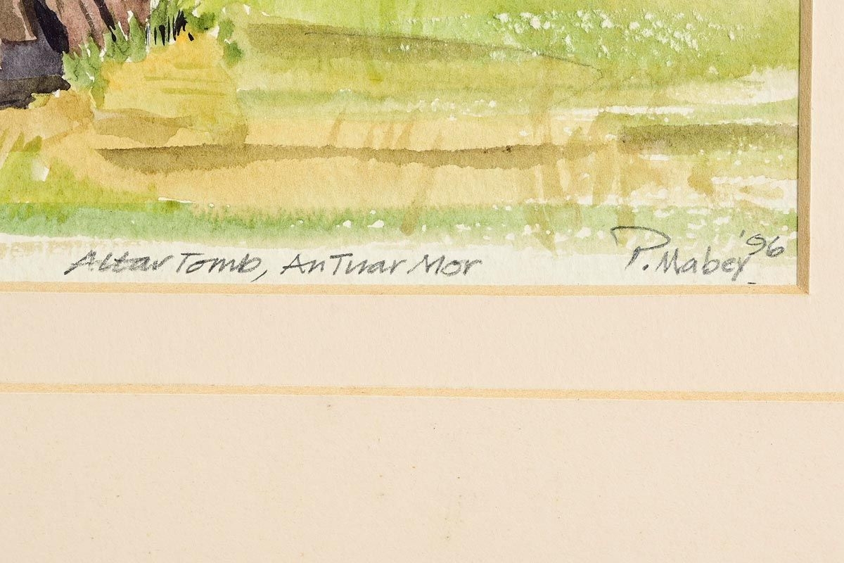 Artwork by Peter Mabey, After Tomb, An Tuar Mor (1996), Made of watercolour on paper