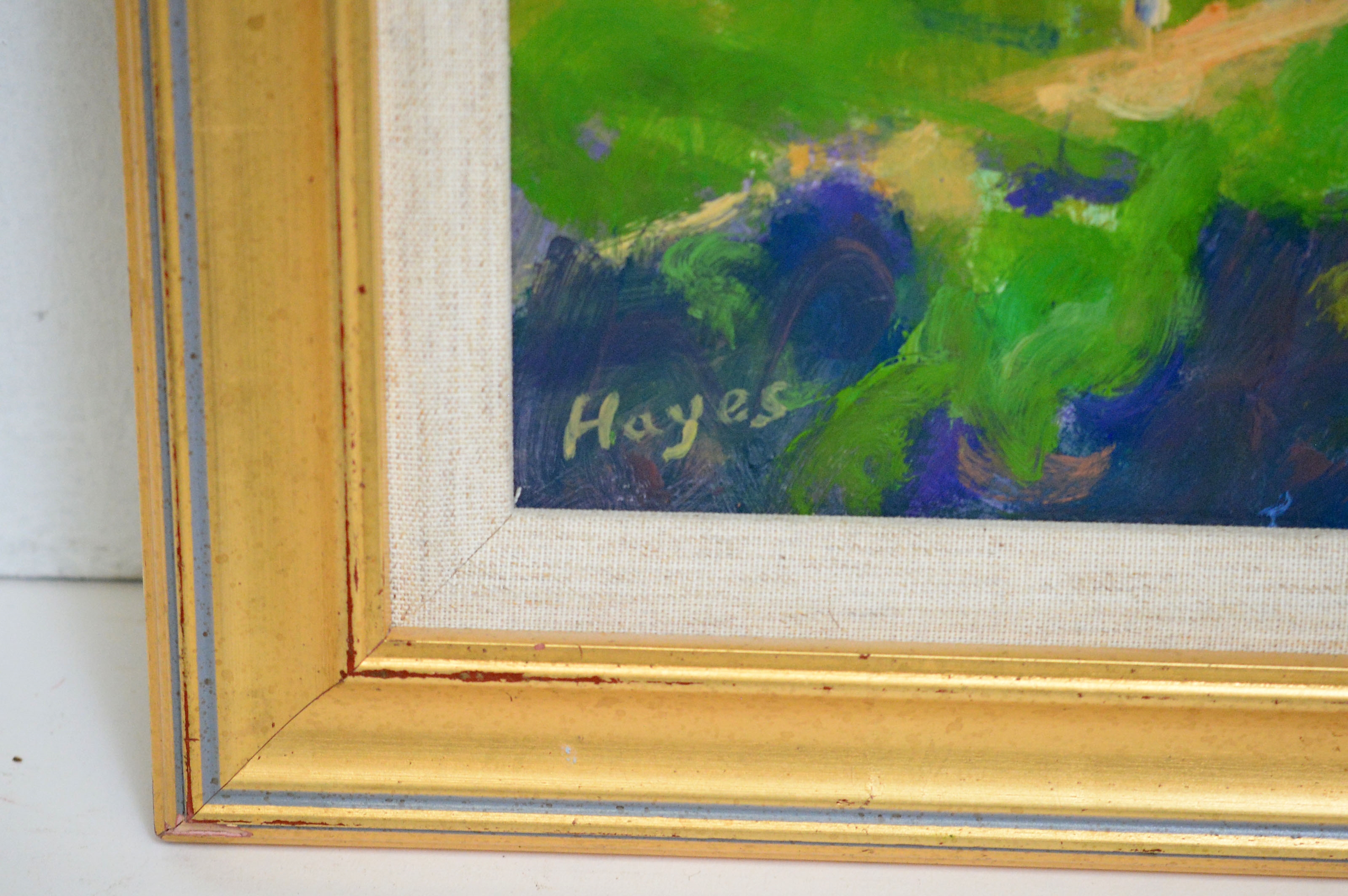 Artwork by Colin Graham Frederick Hayes, "Majorcan Landscape",, Made of oil on board