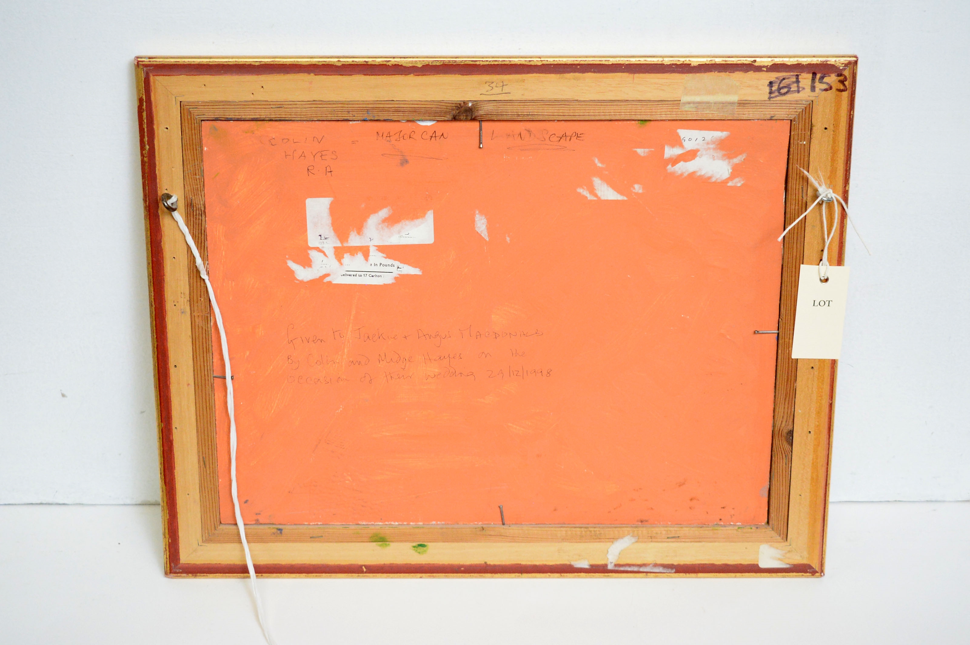 Artwork by Colin Graham Frederick Hayes, "Majorcan Landscape",, Made of oil on board