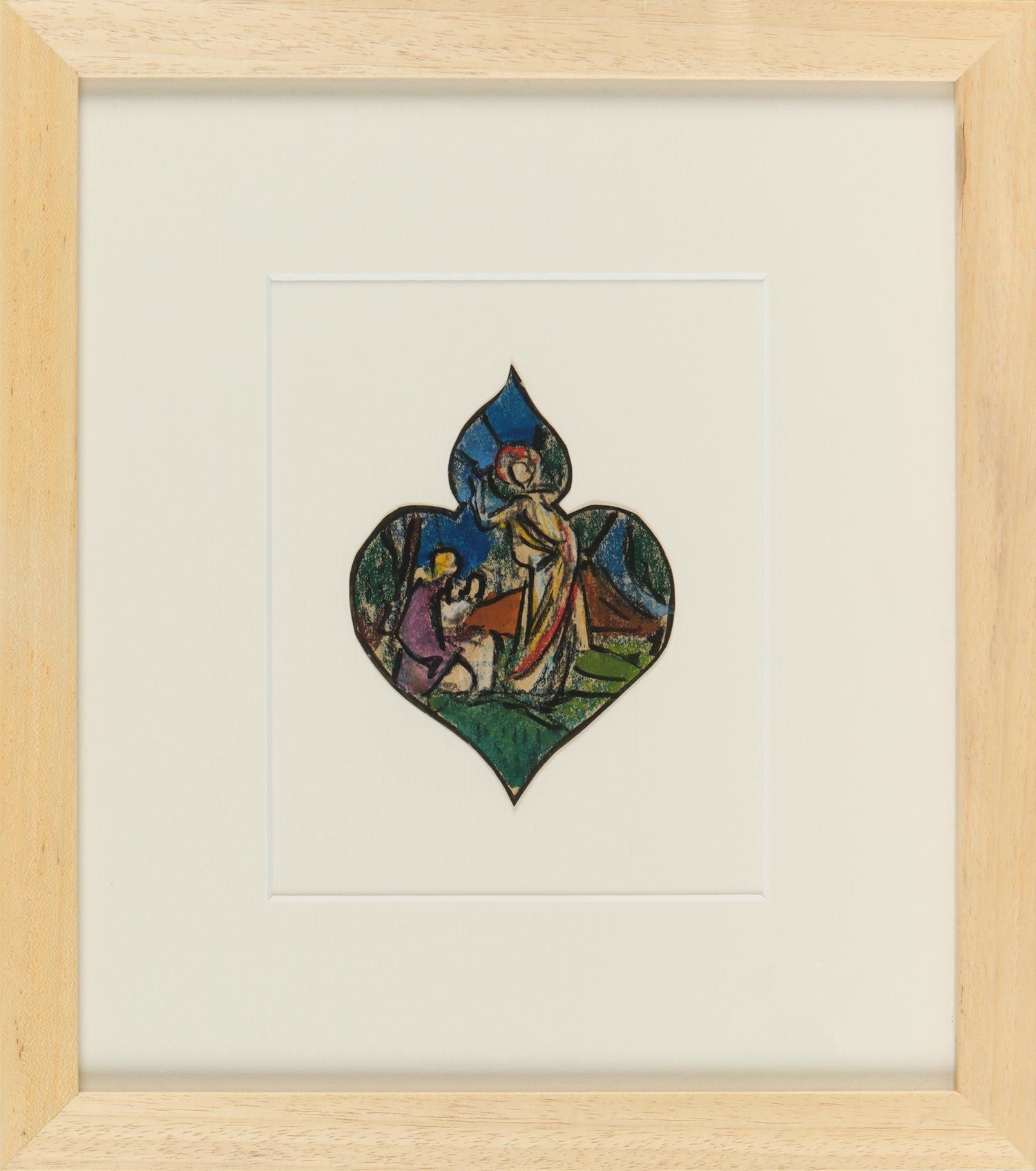 Evie Hone STAINED GLASS WINDOW DESIGN III MutualArt