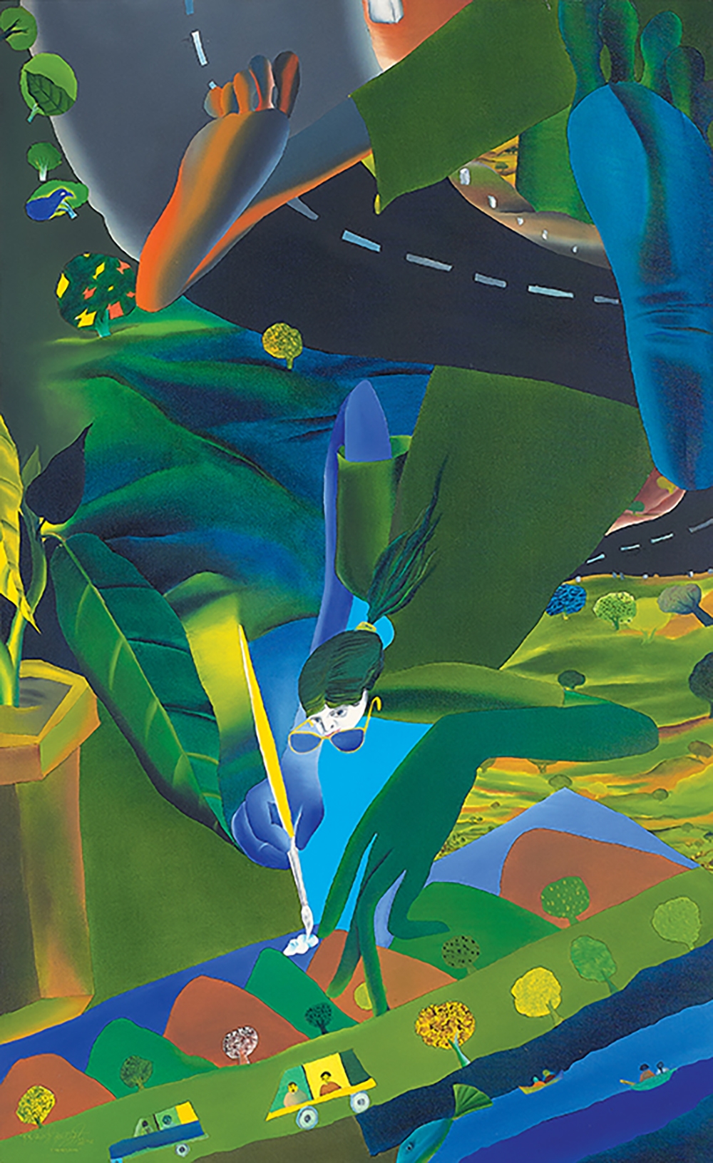 Artwork by Nabibakhsh  Mansoori, Competition, Made of Oil on canvas