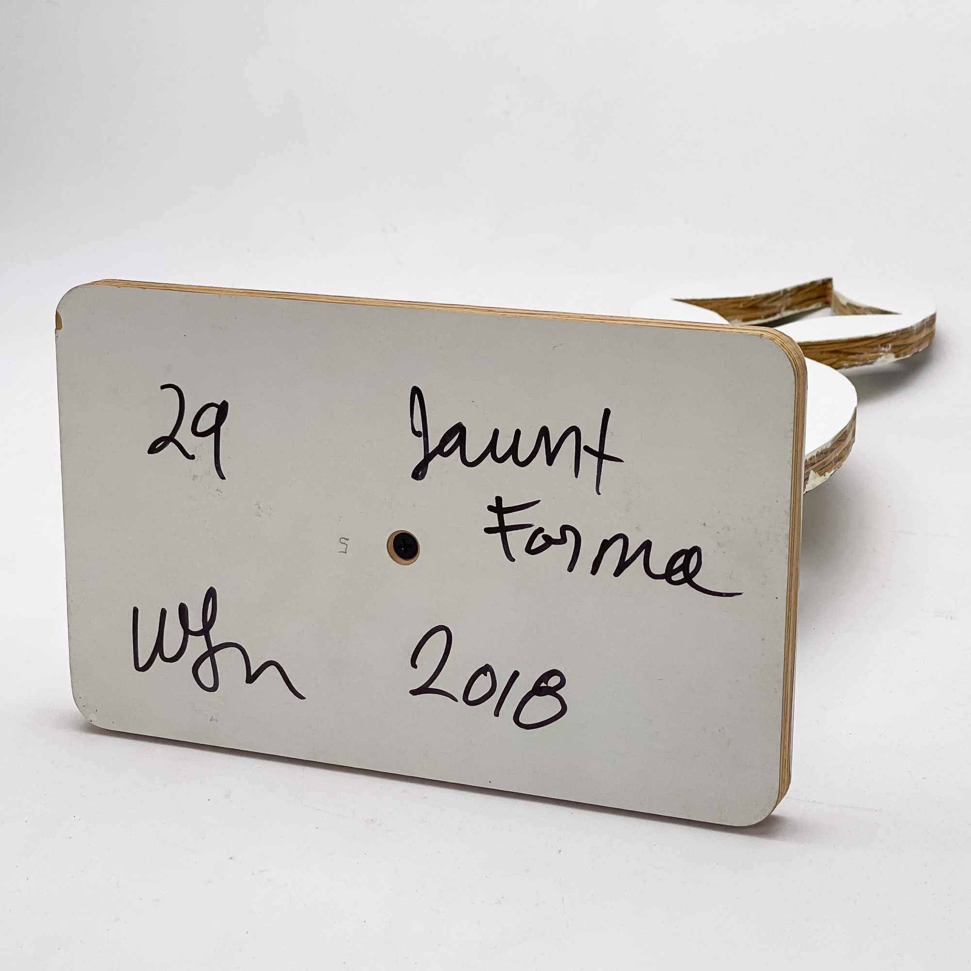 Artwork by William Lachance, Jaunt Forma, 29, Made of paint, wood