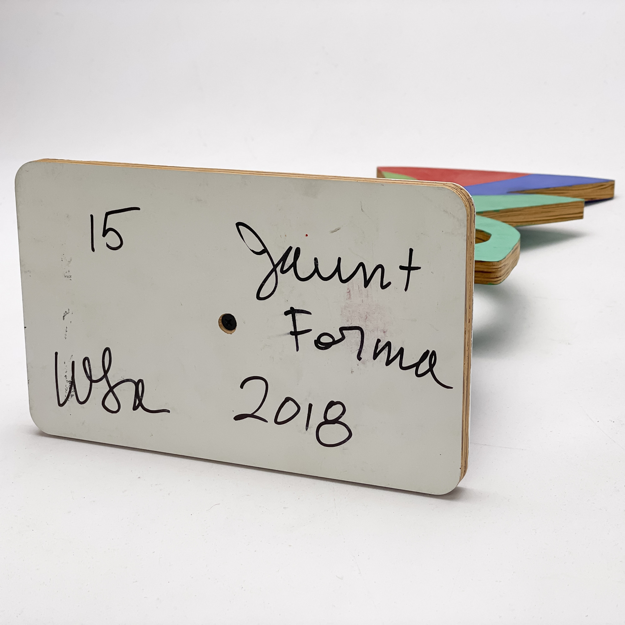 Artwork by William Lachance, Jaunt Forma, 15, Made of paint, wood