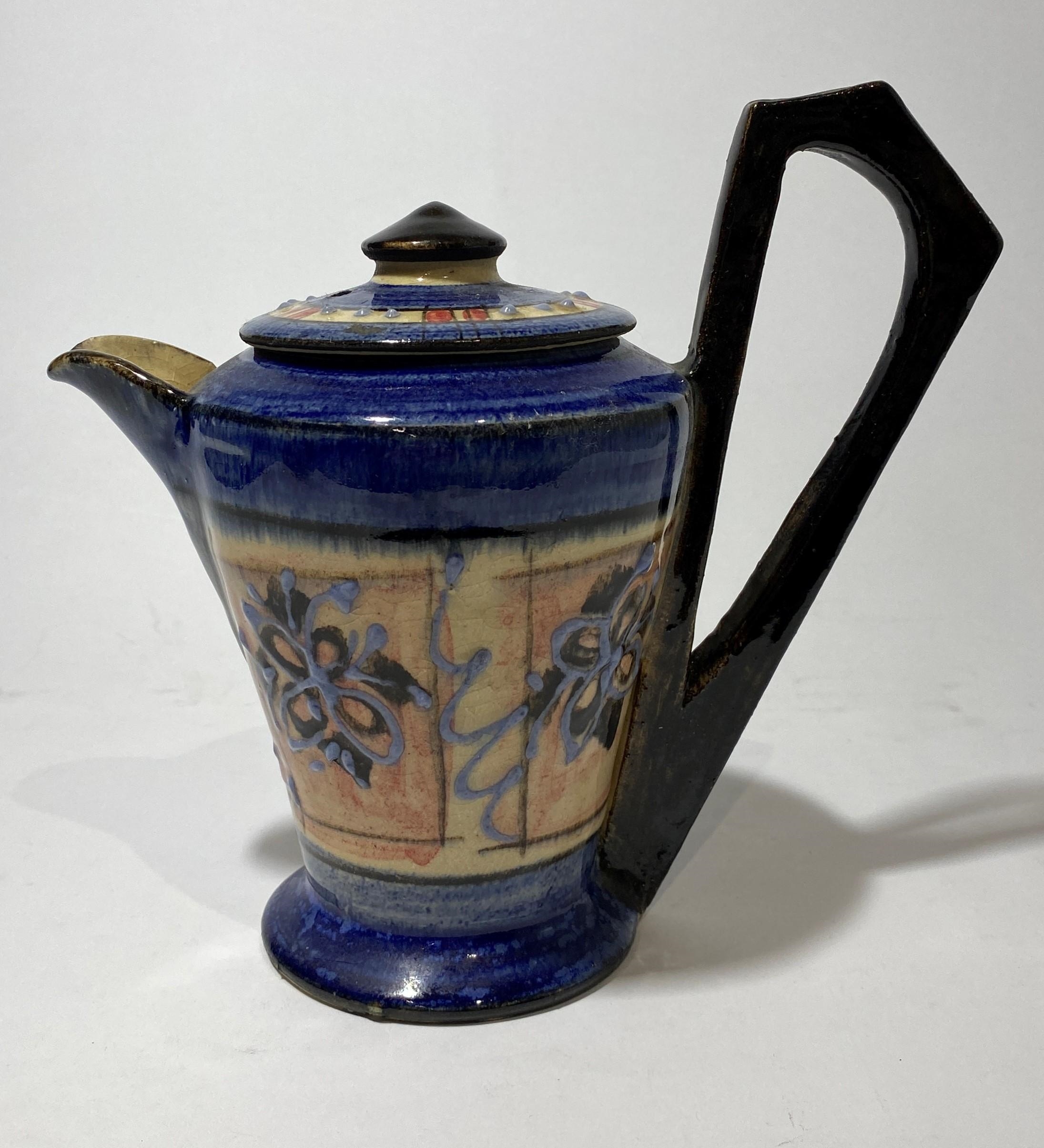 Australian Studio Pottery Covered Teapot Form MutualArt