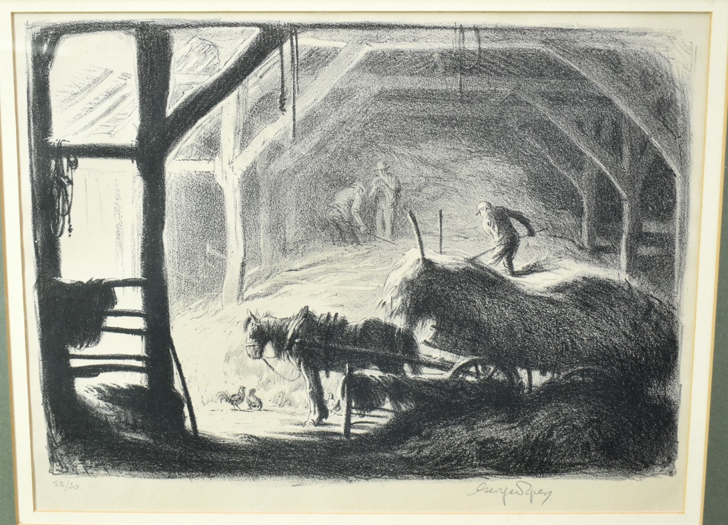 George Soper | The Hay Barn | MutualArt