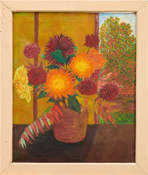 Still Life Dahlias - Harry Hambling