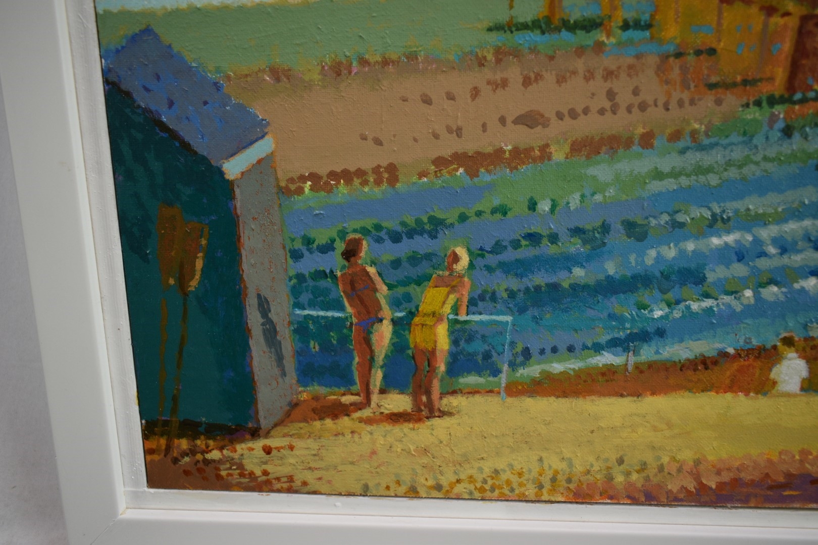 Artwork by Ronald Hellen, Southwold Pier, Evening, Made of acrylic on board