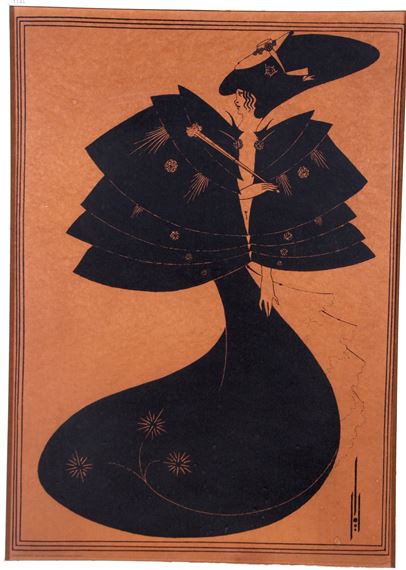 Aubrey Beardsley | THE BLACK CAPE | MutualArt