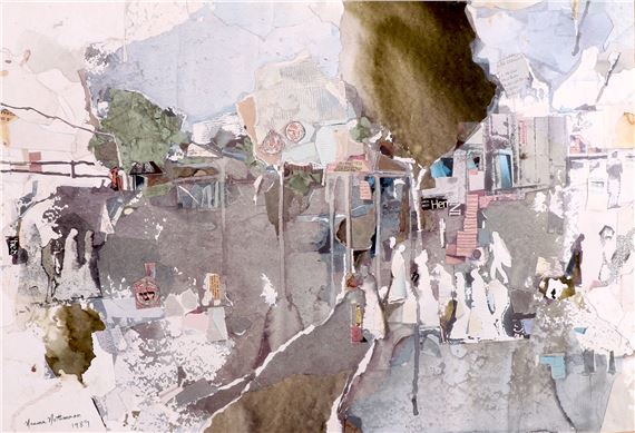 STREET SCENE by Naama Nothmann, 1989