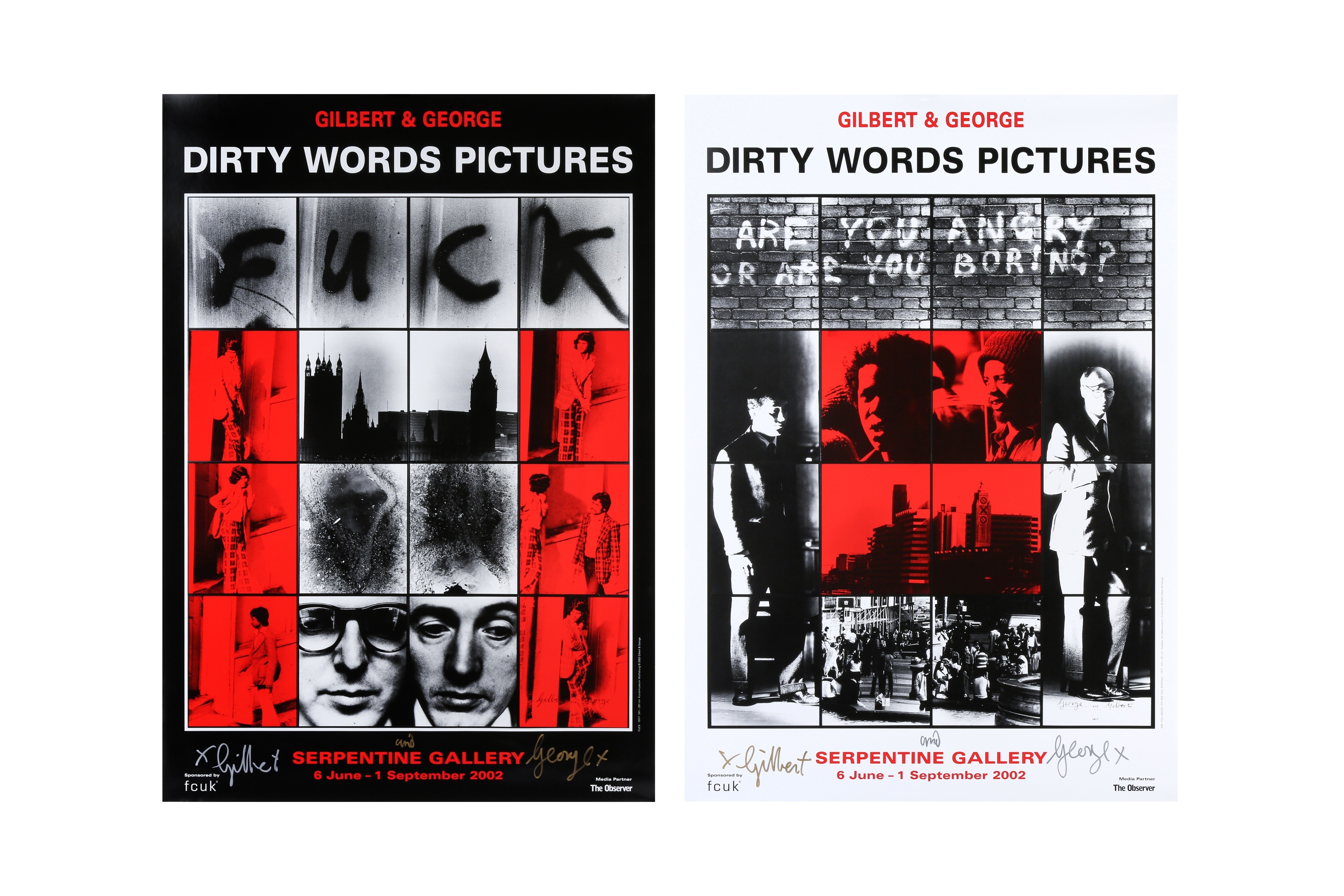 Dirty Words Pictures by Gilbert & George, 1943