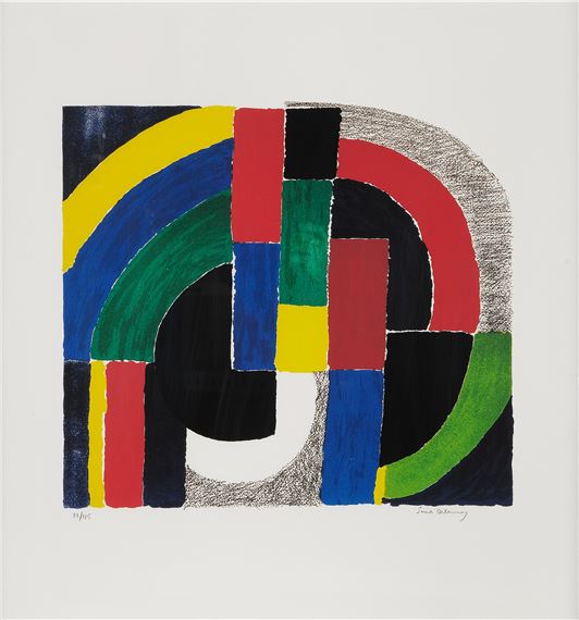 Soleil noir by Sonia Delaunay