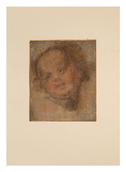 The head of a putto by Jacopo Chimenti