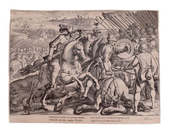 Scene of a battle between French and Spanish troops by Antonio Tempesta, Ca. 1613