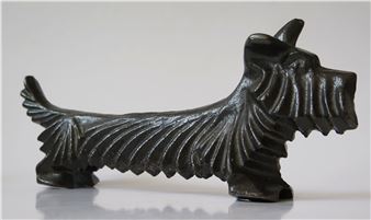 Dekoratīva skulptūra Terjers - Gottlieb Johan Kaneps