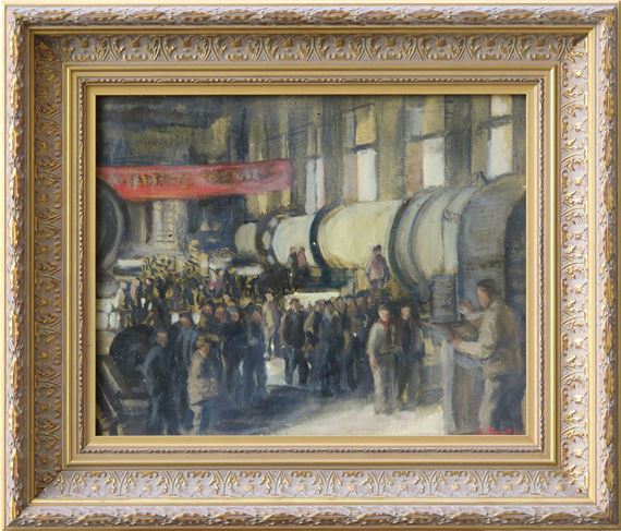 Otrās rotācijas krāsns atklāšana 1948. gada augustā 1948 - Miķelis Rozentāls