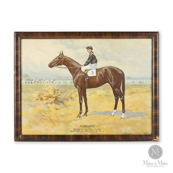 SEAGRAM'S KING'S PLATE WINNER "FLOWERFUL" - Arthur H. Hider