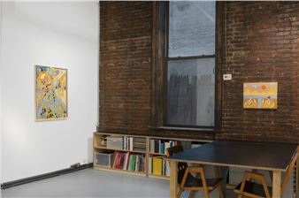 Florian Meisenberg: In the Study: Two Lines Forming a Circle - Simone Subal Gallery