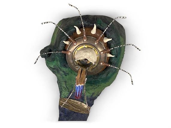 Del Guercio Mixed-Media Mask