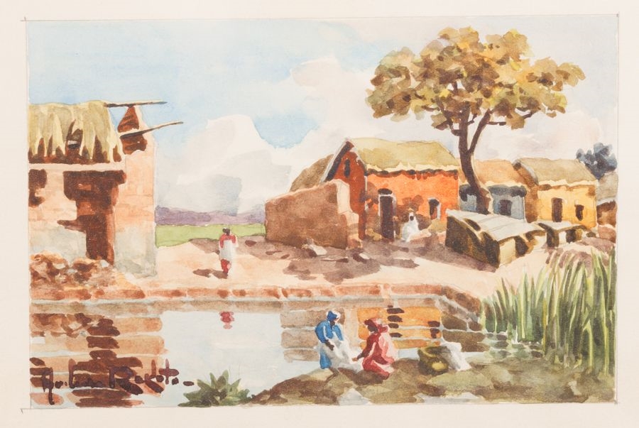 Ambroise Rakoto | Views of villages in Madagascar | MutualArt