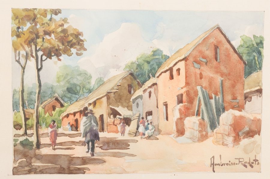 Ambroise Rakoto | Views of villages in Madagascar | MutualArt