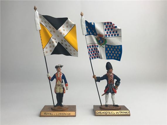 Figurine Guy Renaud - Soldat Français Infanterie - Bannière De Paroisse - 1:32 (60mm) - Neuf