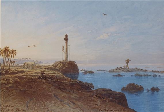 Eduard Hildebrandt | Ceylon Point de Galle (Circa 1870) | MutualArt