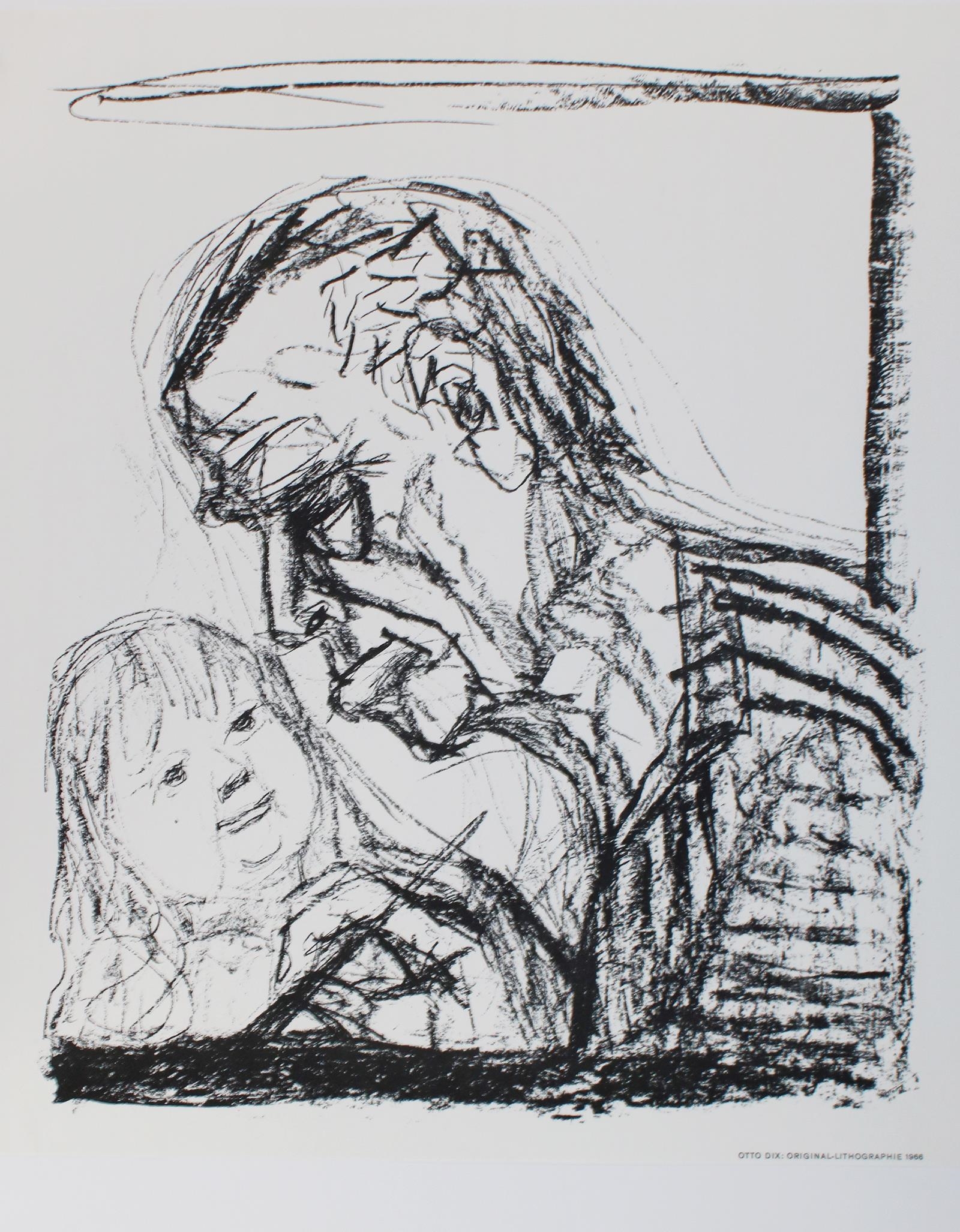 Otto Dix Selbstbildnis mit Enkelkind MutualArt