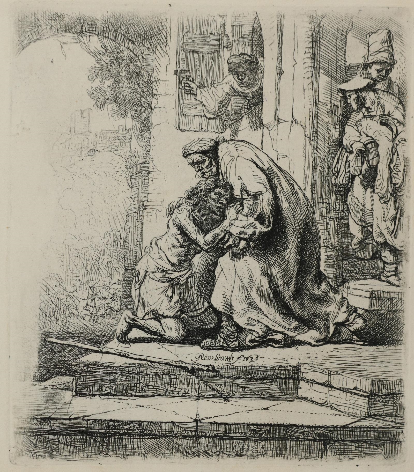 Die Rückkehr des verlorenen Sohnes (Der verlorene Sohn by Rembrandt van Rijn, 1636