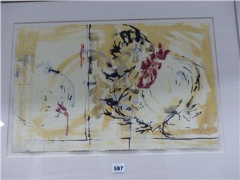 COCK AND HEN NO.2 - Meryl June Ainslie