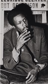 David Hilliard in Panther Office (from Members of the Black Panther Party series), 1969 - Stephen Shames