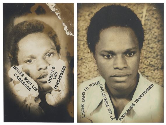 Two Self Portraits, 1977-1978 by Samuel Fosso, 1977-1978