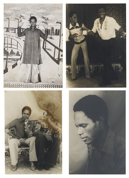 A Group of Self Portraits, 1979-1980 by Samuel Fosso, 1979-1980