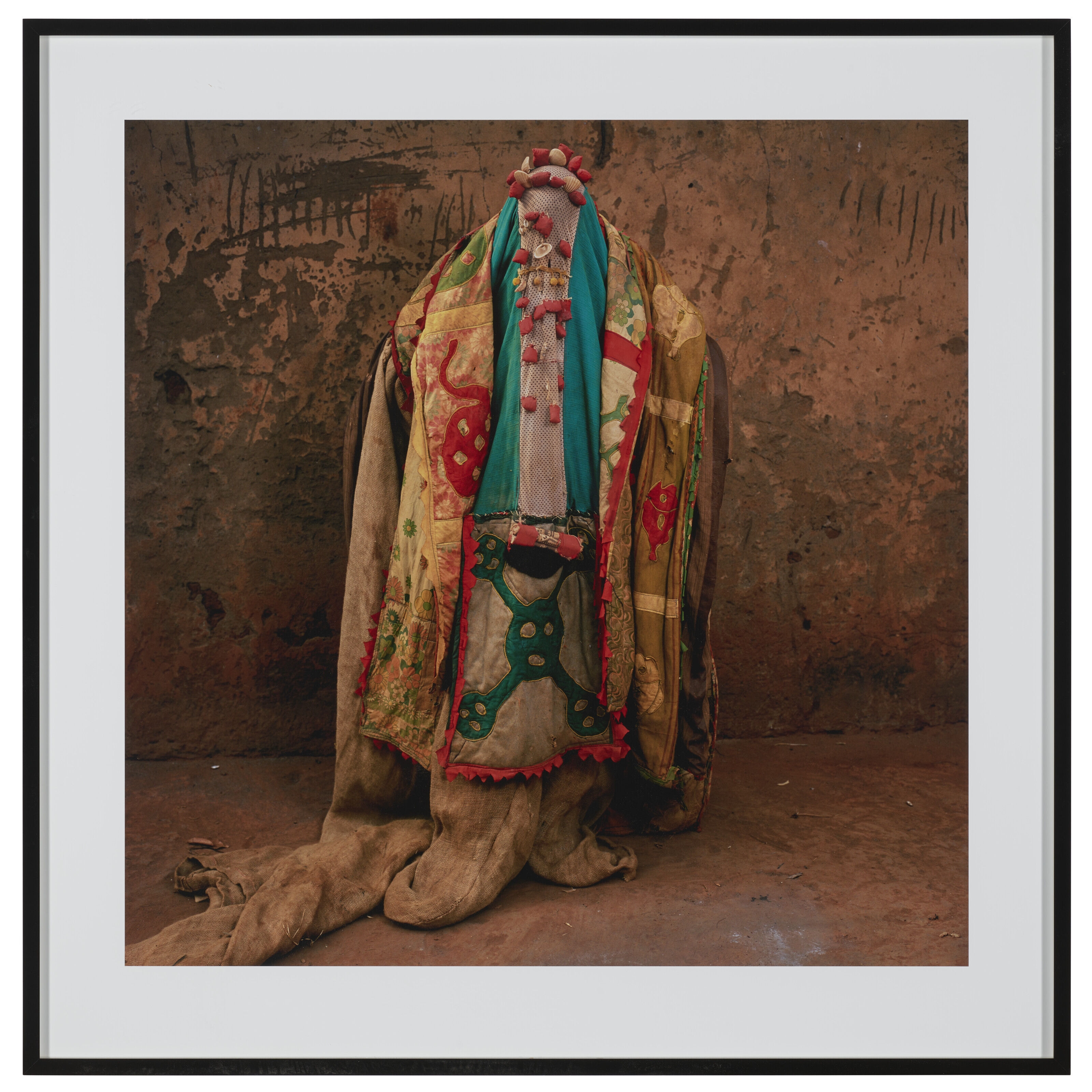 Artwork by Phyllis Galembo, Egungun, Bohican, Benin, 2006, Made of Ilfochrome print, flush-mounted on Dibond