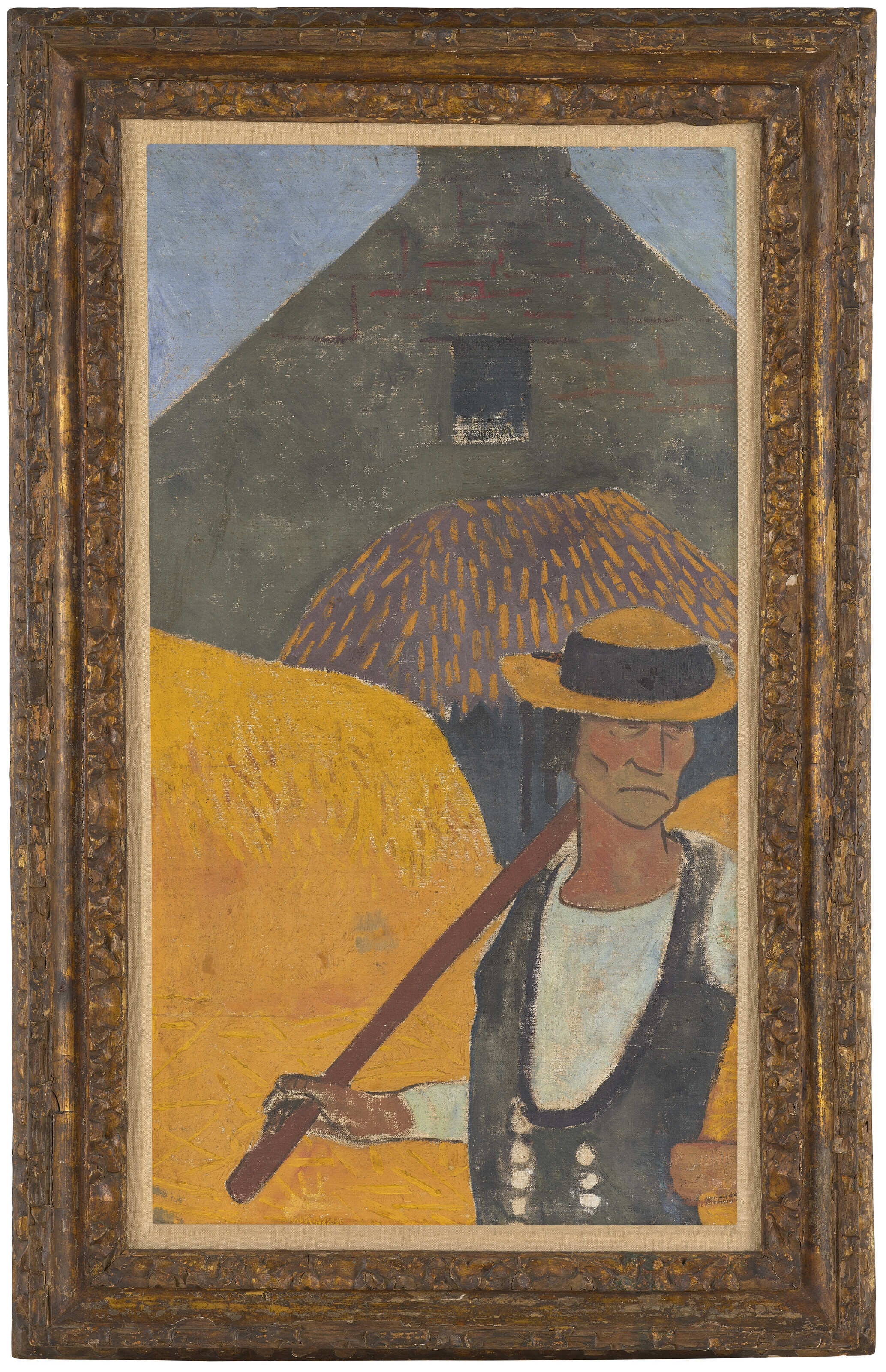Artwork by Paul Sérusier, Le faucheur Breton, Made of oil on canvas