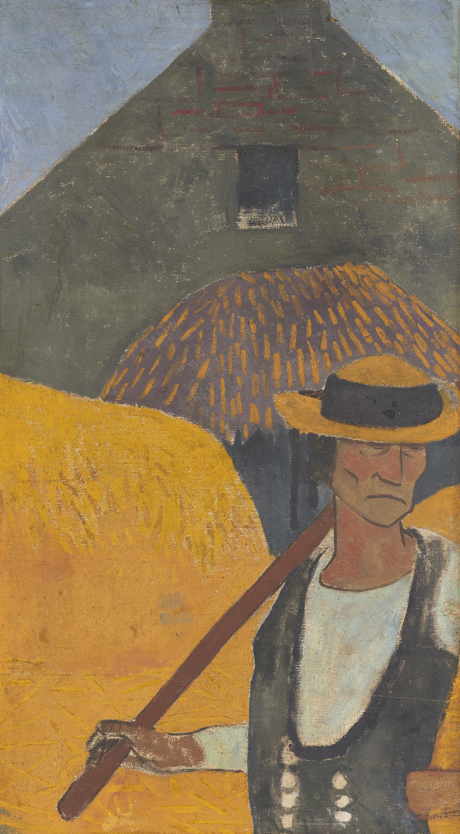 Artwork by Paul Sérusier, Le faucheur Breton, Made of oil on canvas