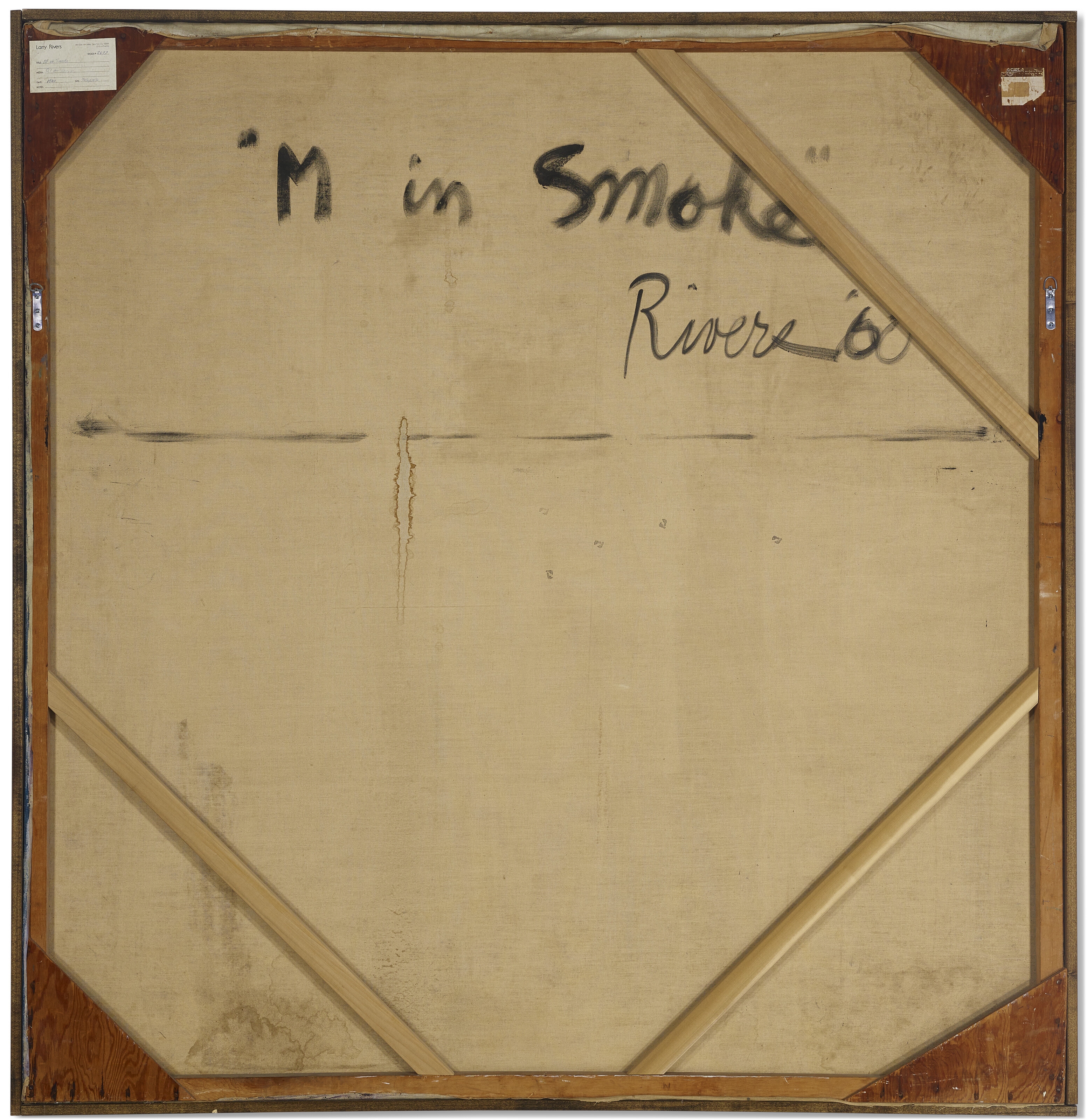 Larry Rivers | M in Smoke (1960) | MutualArt