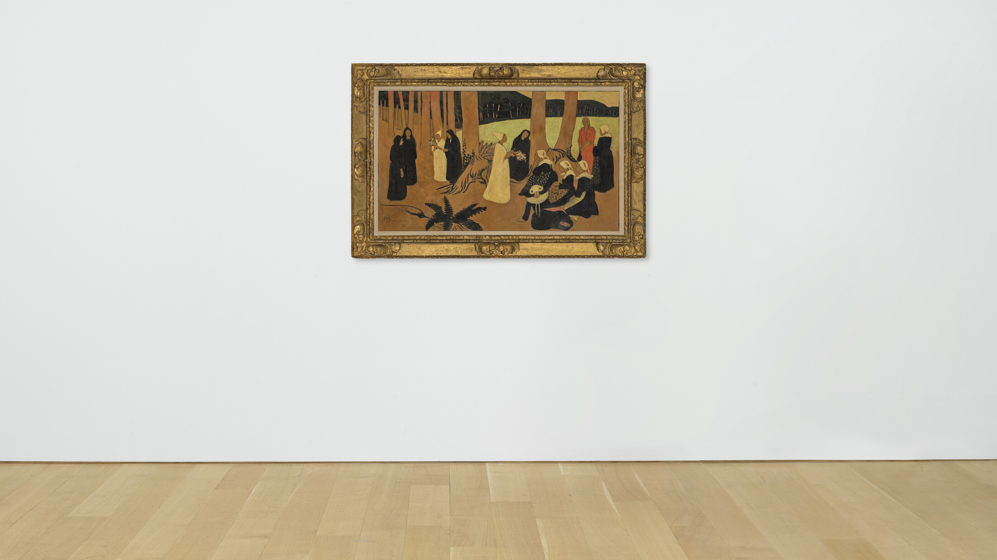 Artwork by Paul Sérusier, Promenade dans les bois de Châteauneuf, Made of oil on canvas