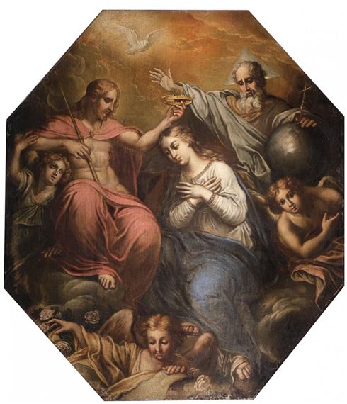 Coronación de la Virgen by Abraham van Diepenbeeck