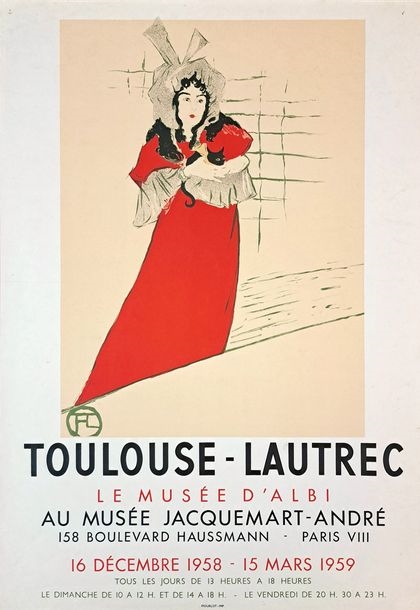 The Albi Museum at the Jacquemart-André Museum by Henri de Toulouse-Lautrec, December 1958-March 1959